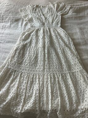 anthropologie carla embroidered maxi dress Anthropologie Carla Embroidered Maxi Dress sz 6 NWT